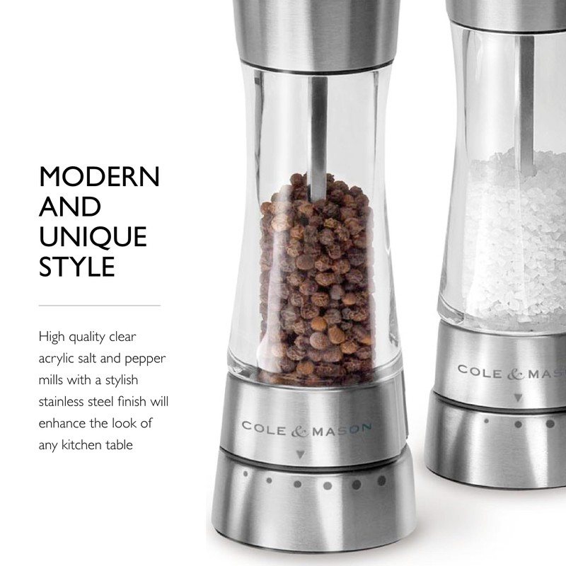 Cole & Mason Derwent Grinder Set - Precision Mechanisms and
