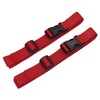 2 x Red Webbing Quick Release Buckle 50cm