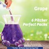 Wyler's Light Pitcher Packs, Water Drink Mix, Grape, 6 Boxes