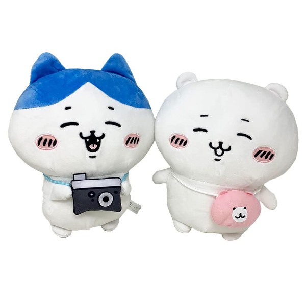 Chiikawa Hachiware, Favorite Big Plush Toy, Set of 2 Types, Approx. 11.8 inches (30 cm), Official Goods, Large