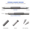Glieskir Spring Loaded Nail Set Tools,2-PCS Dual Head Nail Setter