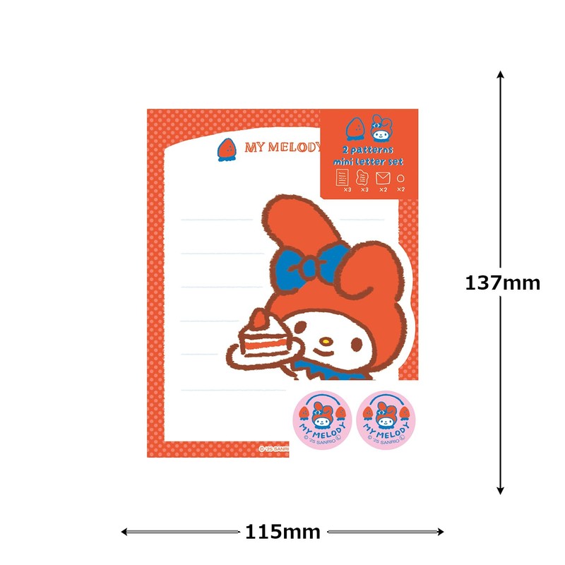Furukawa Paper Sanrio Sanrio Characters Fruit Market Die Cut Mini