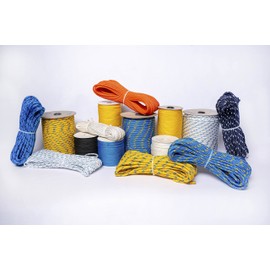 Nautica Antica Corderia Marra Nautica Braided Rope - Nautical Braided Rope Polypropylene Rope 8 mm x 20 m - Blue/Navy Multi-Purpose