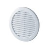 White Circle Air Vent Grille 200mm / 8" with Spigot