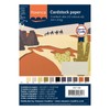 Vaessen Creative Florence Smooth Cardstock Paper, Earth Tones Colours Mix,