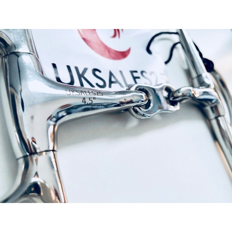 UKSALES25 French Link Full Cheek Fulmer Snaffle (Horse Bits) (5")