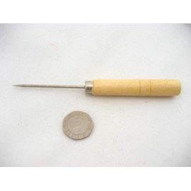 2PCs of Tailor awl Leather Beading Awl Boring Hole Making Repair Pokey Tool Bradel Bradawl
