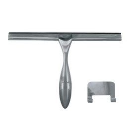 Kleine Wolke Puro Shower Squeegee, Colour: Silver, Material: Stainless Steel, EVA