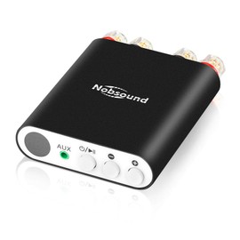 Mini Bluetooth 5.0 DSP Digital Amplifier Stereo Integrated Power Amplifier 200 W Amplifier (Nobsound TA-21)
