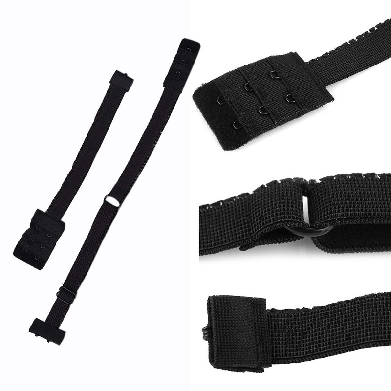 Lansonee Soft Comfortable Adjustable Low Back Bra Converter Straps Set