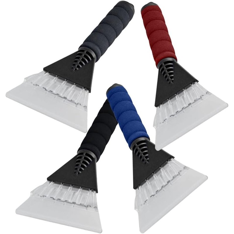 Primes DIY Black Soft Grip Ice Remover Scraper for Car