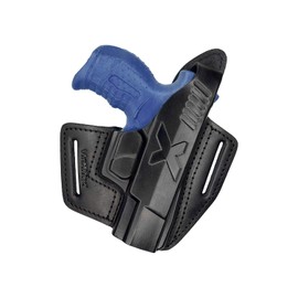 VlaMiTex B6 Leather Holster Fits Walther P22 P22Q Black