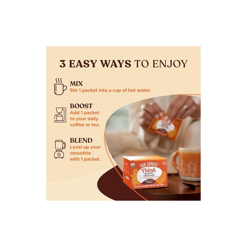 Four Sigmatic Lion s Mane Herbal Drink Mix 20 Servings