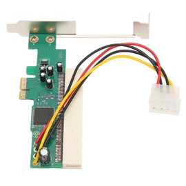 PCI Express to PCI Adapter Card 2.5Gbps Data Transfer 4 Pin Power Connection Plug and Play PCI Express Expansion Card