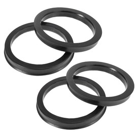 X AUTOHAUX 4pcs Plastic 71.5mm to 87.1mm Car Hub Centric Rings Wheel Bore Center Spacer