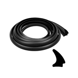 RV Window Seal Weather Stripping, 1/2'' x 1/4'' Weatherproof Rubber Seal Strip Window Locking Gasket, Car Window Edge Weather Strip Trim for RV Boat Camper, 10 Ft