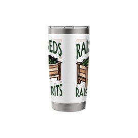 Raised Garden Bed Gardening Backyard Paradise Flower Garden Stainless Steel Insulated Tumbler