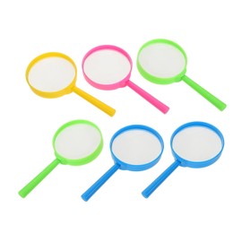 FOMIYES 12pcs Handheld Magnifier Kids Magnifying Glass Portable Reading Magnifier Portable Magnifier Toys for Kids Toddler Toys for Kids Playset Colorful Magnifying Glass Kids Magnifying Glass