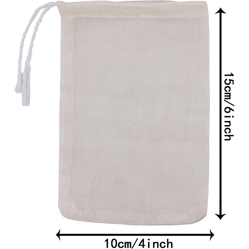 LUCKYBEE Tea Bags Disposable Empty Bags Fabric Filter with Tea