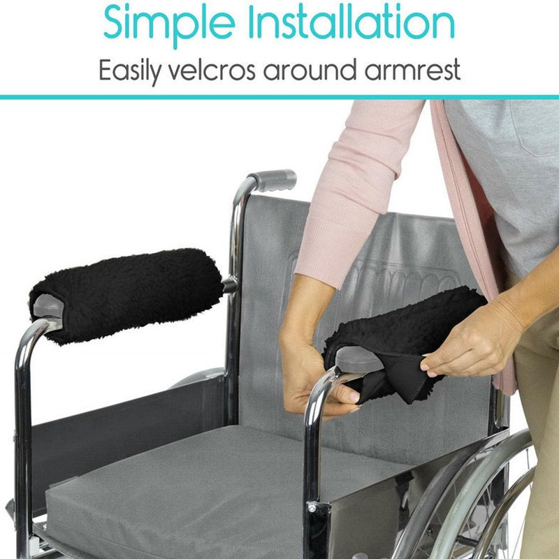 Cubierta de los Apoyabrazos de la Silla de Ruedas, Resbalón