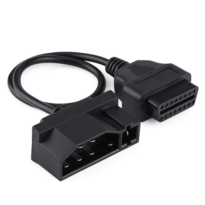 obd1 to obd2 + Aukson OBD2 Adapter Cable, 7 Pin