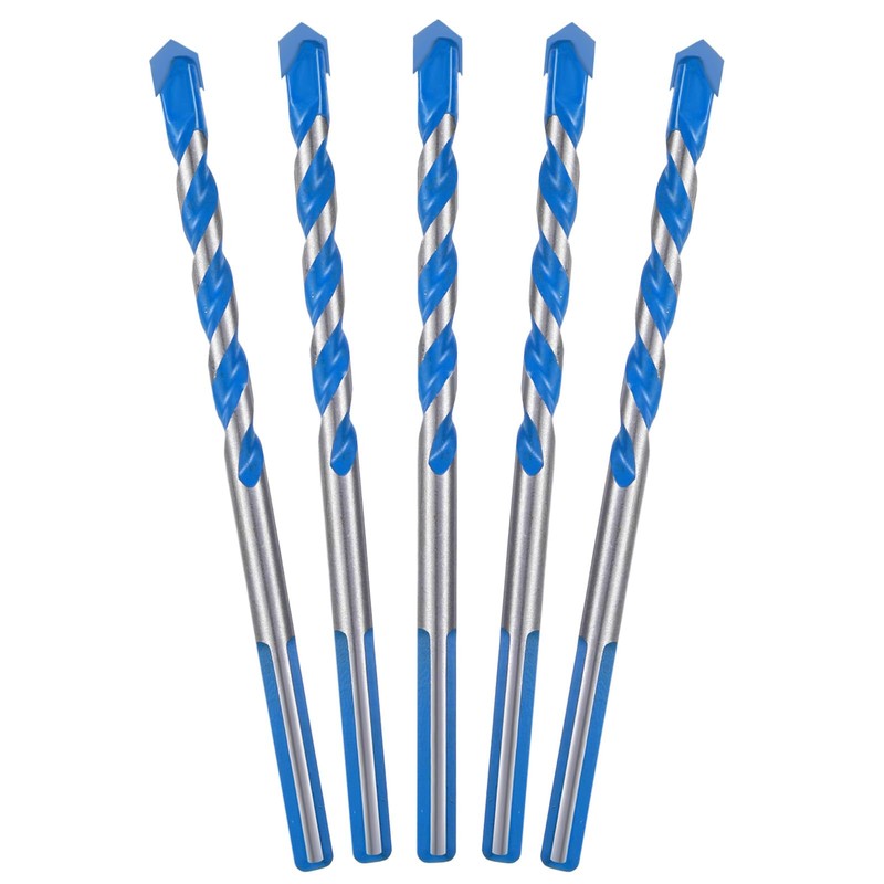 5 Piece Masonry Drill Bit Set for Concrete Tile Glass