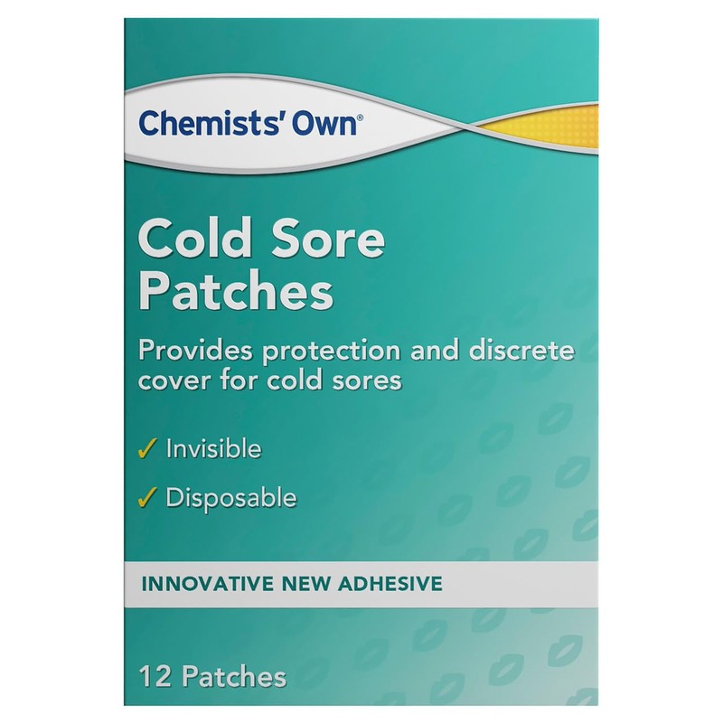 Chemists Own Cold Sore Patches 12