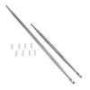 Airgoesin 2pcs Long Tonsil Stone Remover Tool + Earwax Curette