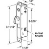 Prime-Line E 2013 Stainless Steel Mortise Lock for Patio Sliding