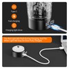 FANS-ONE Premium Electric Protein Shaker Bottle, 24 oz Lockable Blender