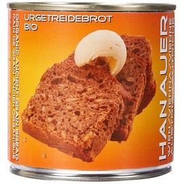 Hanauer Organic Original Grain Bread in Cans (1 x 180 g) 6.35OZ-Made in Austria
