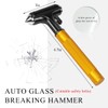 Yourkar Car Glass Breaker with Seat Belt Cutter, Premium Metal