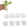 100 Set Hydroponic Grow Baskets Sponges Circular Planting Baskets Plant