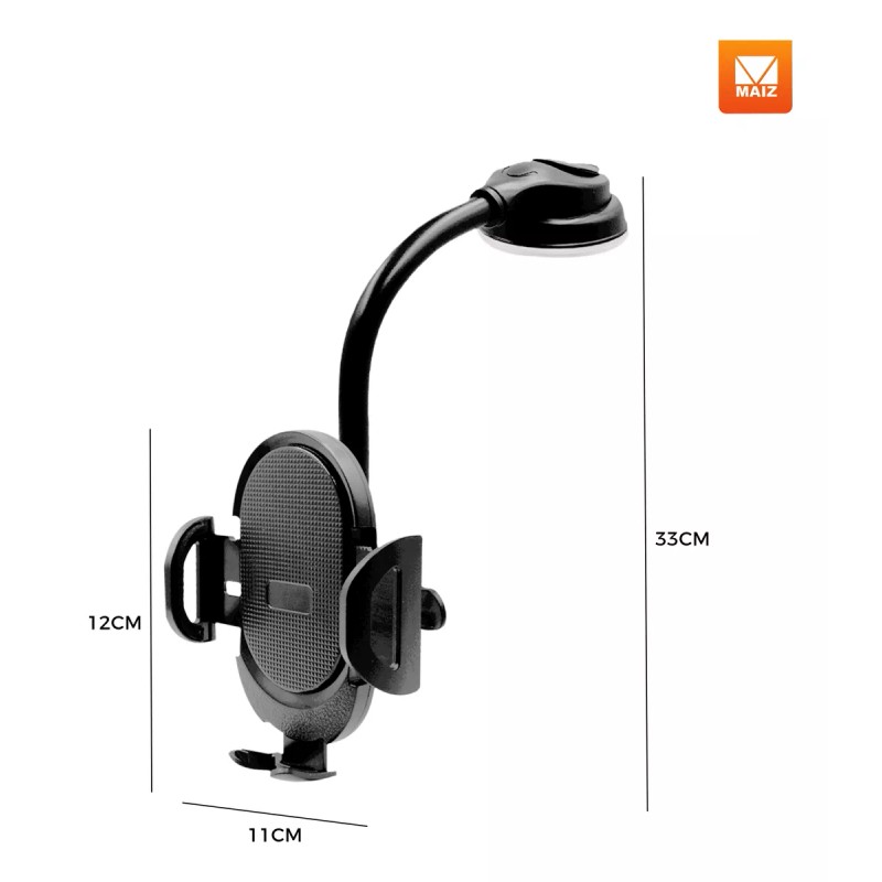 Maíz Soporte Base Celular Carro Auto Tablero Ventosa 360 Holder