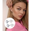 Dochais 5 Pairs of 316L Surgical Steel Earrings, Silver Set,