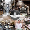 4 Pack LED Garage Lights, 6000 Lumens Garage Celling Light,