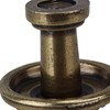 BQLZR 25 x 23mm Antique Flower Round Handle Kitchen Cabinet