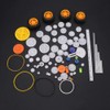 Fafeicy 78 Piezas de Engranajes de Plástico Kits de Soporte