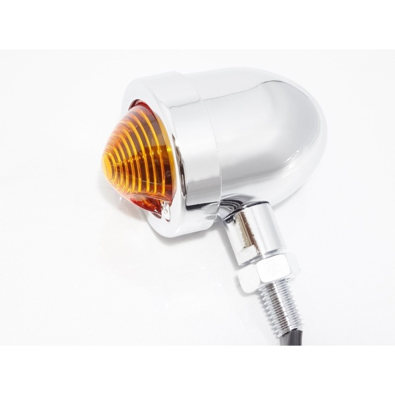 CMY Select Universal Bullet Turn Signal Bike, Chrome Plated, Universal