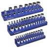 WORKPRO Magnetic Socket Organizer Set, 3-Piece Socket Holder Set Includes