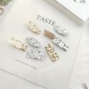 DIY Hairpin & Hair Accessory Making Supplies CD86 Free Size/Oval Gold 200ea