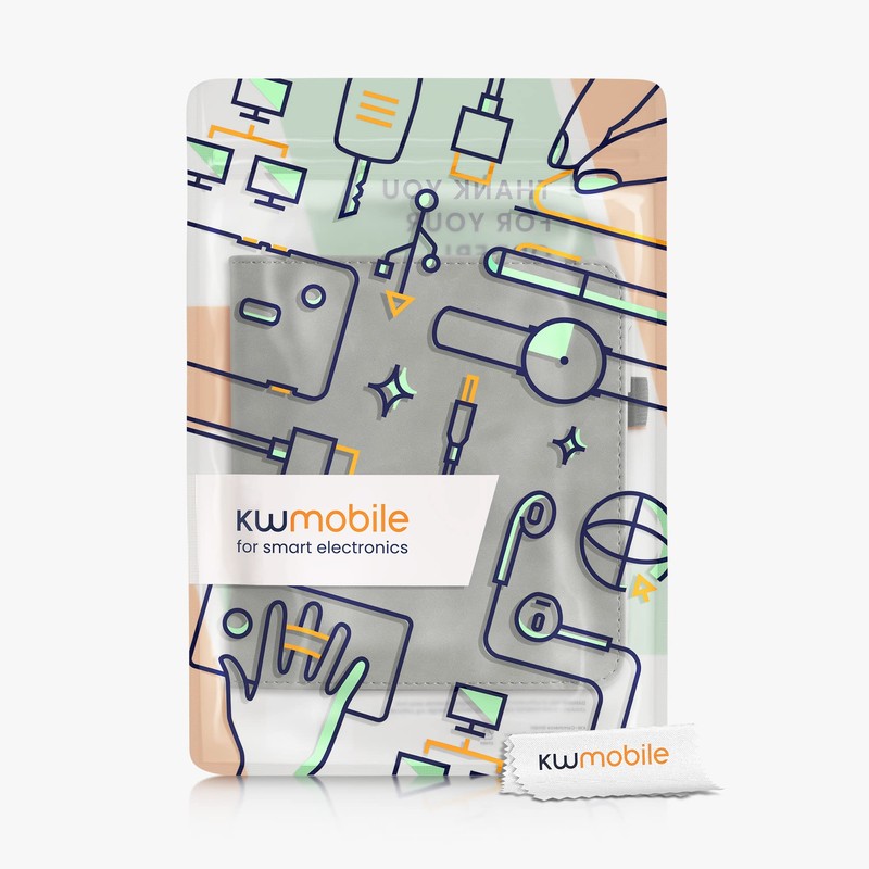 kwmobile Flip Case Compatible with Tolino Vision 6 - Hand