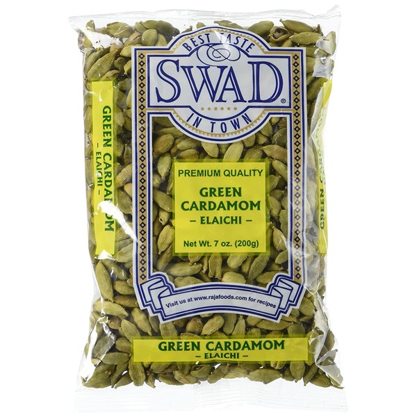 Great Bazaar Swad Green Cardamom, 7 Ounce
