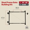 Adjust-A-Gate Full Frame Gate Fence Kit, Fits 36-60" Openings &