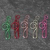 25pcs/box 5 Colors Music Notes Shaped Paper Clip Memo Clips