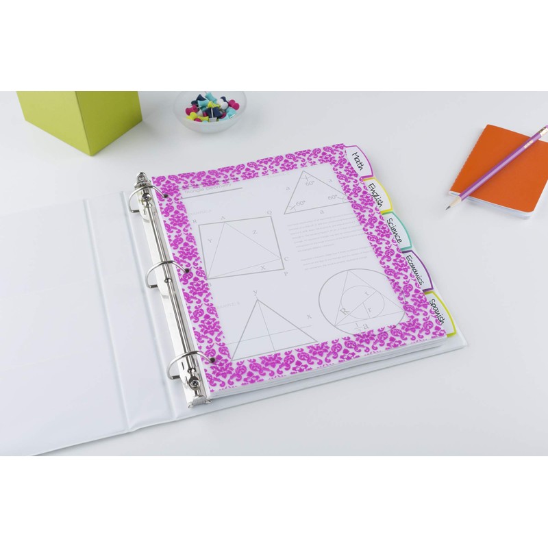 Avery Ultralast Big Tab Plastic Dividers, 5 Tabs, 1 Set,