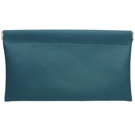 prendre PR-BANK Passbook Case, Pouch, Spring Opening, Thin, Small Items, Spring Pouch, Horizontal, Multi-Case, Storage, Women's, Men's, Stylish, Cute, Simple, PU Leather, Dull Color, Slim, peacock