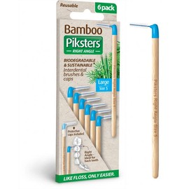 Piksters Buy Piksters Bamboo Right Angle Interdental Brush Size 5 6 Pack Online | Chempro Chemists