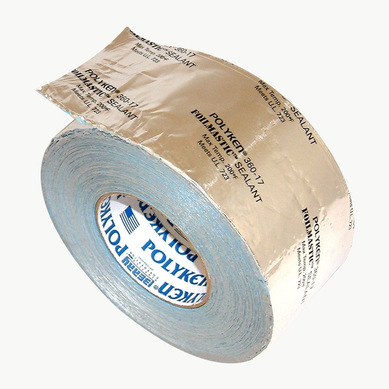 Nashua 360-17/SI3100 Polyken 360-17 Heavy Duty Foil/Butyl Rubber Tape, 17