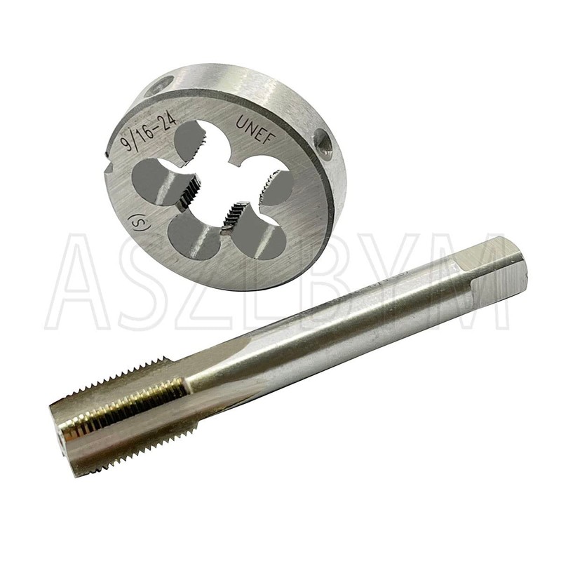 ASZLBYM 9/16-24" Tap And Die Set ，UNEF HSS right hand